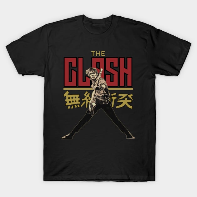 Retro Japan The Clash T-Shirt by RIDER_WARRIOR
